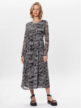 Culture Culture Haljina za svaki dan Melida 50109340 Crna Slim Fit