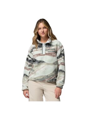 Columbia Columbia Polar Helvetia II Printed Cropped Half Snap Fleece 2098501342 Kolorowy Regular Fit