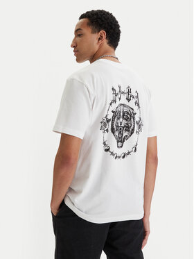RVCA RVCA Póló Double Trouble EVYZT00289 Fehér Relaxed Fit