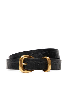 Calvin Klein Calvin Klein Жіночий ремінь Bombay Strap Croc 25Mm Belt LV04F7056G Чорний