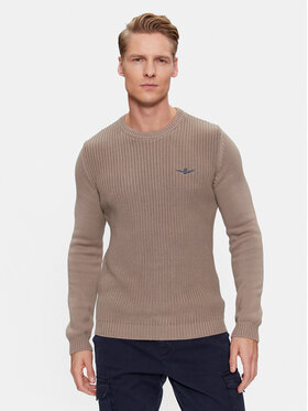Aeronautica Militare Aeronautica Militare Sweater 232MA1453L409 Szürke Regular Fit