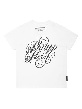 PHILIPP PLEIN PHILIPP PLEIN T-Shirt 28261 Biały Regular Fit