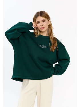 Mirons Mirons Bluza soft Zielony Oversize