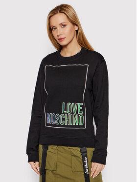 LOVE MOSCHINO LOVE MOSCHINO Bluză W630648M 4266 Negru Regular Fit