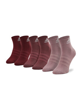 adidas adidas Набір з 3 пар низьких жіночих шкарпеток Light Ank 3Pp HE4997 Рожевий