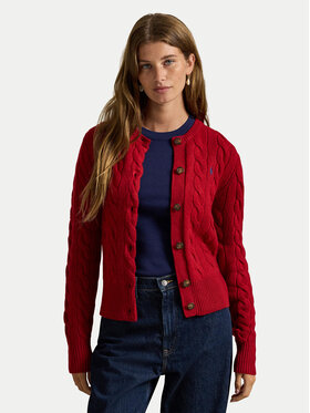 Polo Ralph Lauren Polo Ralph Lauren Cardigan 211972104013 Roșu Slim Fit