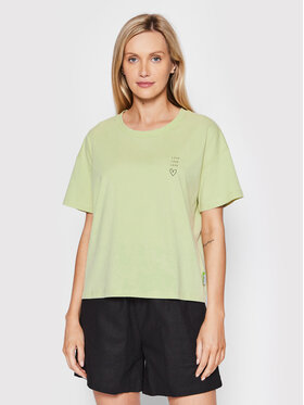 Outhorn Outhorn T-Shirt TSD606 Zielony Oversize
