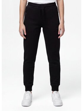 PITBULL PITBULL Spodnie dresowe NORTON Czarny Regular Fit