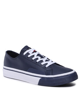 Tommy Jeans Tenisice Lace Vulc Ess EM0EM01047 Tamnoplava