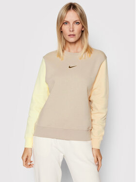Nike Nike Bluza Swoosh DJ4411 Beżowy Loose Fit