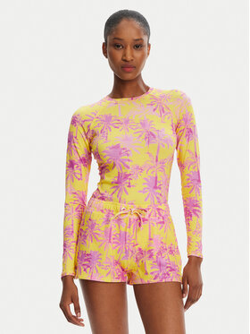 Banana Moon Banana Moon Футболка для плавання Oohla Print JWF22 Жовтий