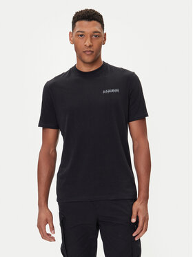 Napapijri Napapijri T-shirt S-Back Graphic NP0A88SU Crna Regular Fit