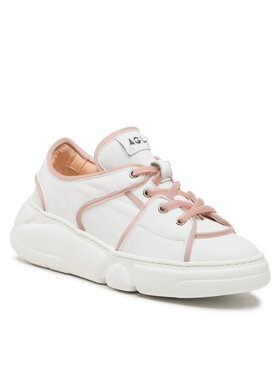 AGL AGL Sneakersy Riania D938041PGKE154D329 Biela