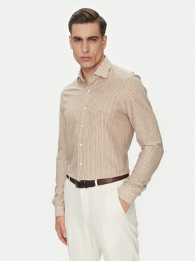Michael Kors Michael Kors Сорочка MK0DS01538 Бежевий Slim Fit