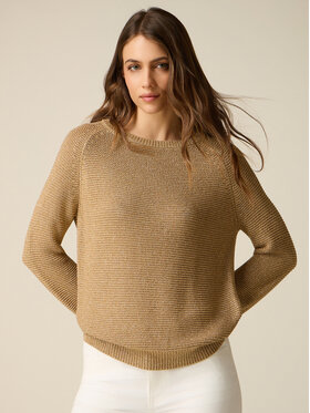 Oltre Oltre Maglione M036J005338N008 Oro Regular Fit