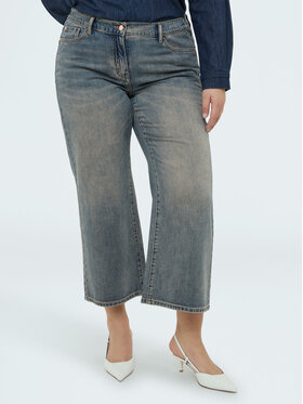 Fiorella Rubino Fiorella Rubino Jeansy P498T005253N004 Niebieski Boxy Fit