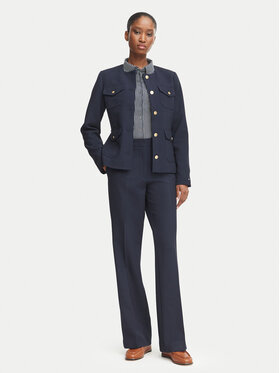 Tommy Hilfiger Tommy Hilfiger Spodnie materiałowe WW0WW52204 Granatowy Bootcut Fit