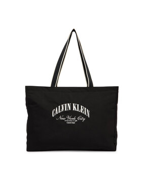 Calvin Klein Calvin Klein Σάκος Graphic Capsule Tote LV04D3348G Μαύρο