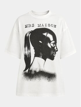 MADE BY SOCIETY MADE BY SOCIETY T-Shirt Nima - T27882 Biały Basic Fit