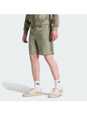adidas adidas Szorty materiałowe 159247 Zielony Regular Fit