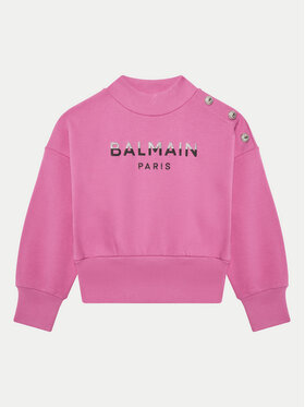 Balmain Balmain Світшот BV4A90-Z0081 Рожевий Regular Fit