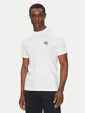 KARL LAGERFELD KARL LAGERFELD T-krekls 755710 500224 Balts Regular Fit