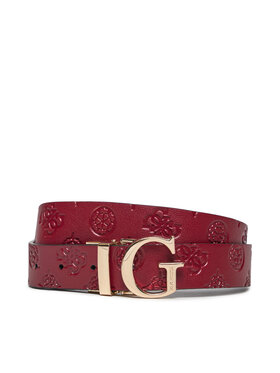 Guess Guess Pasek Damski BW7861 P3430 Bordowy