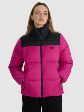 4F 4F Kurtka puchowa MULTI ACTIVE Różowy Regular Fit