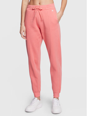 Champion Champion Sportinės kelnės Legacy Rib Cuff 115411 Rožinė Regular Fit