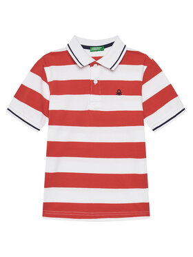 United Colors Of Benetton United Colors Of Benetton Поло 39QAC301T Червоний Regular Fit