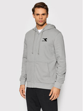 Diadora Diadora Суитшърт Core 102.177762 Сив Regular Fit