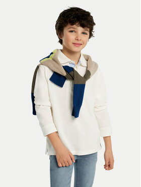 Mayoral Mayoral Tricou polo 7104 Écru Regular Fit