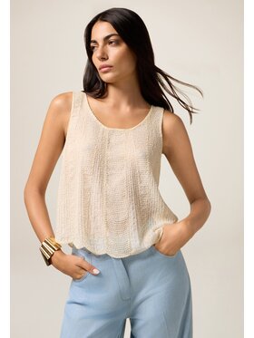 Oltre Oltre Blusa 2024J000789N021 Bianco Regular Fit