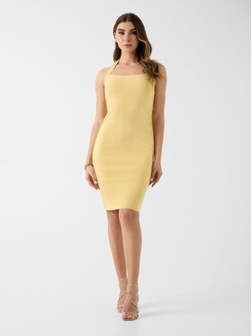 Marciano Guess Marciano Guess Každodenní šaty 181242 Žlutá Classic Fit