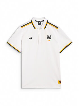 4F 4F Polo TEAMWEAR Biały Regular Fit