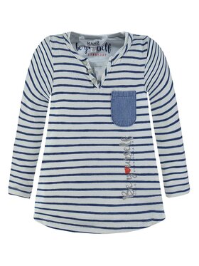 Kanz Kanz Bluzka 1723011-0001 Biały Basic Fit