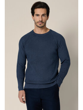 Lancerto Lancerto Sweter Baldir SW073225000061 Granatowy Regular Fit