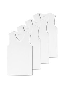 SCHIESSER SCHIESSER T-Shirt 27318 Biały Comfort Fit