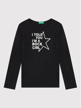 United Colors Of Benetton United Colors Of Benetton Blusa 3ATNC107J Nero Regular Fit