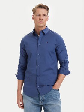 Tommy Jeans Tommy Jeans Πουκάμισο Original DM0DM04405 Μπλε Slim Fit