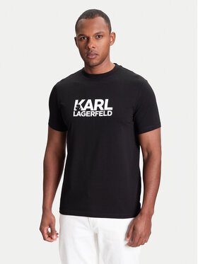 KARL LAGERFELD KARL LAGERFELD T-Shirt 755087 553235 Czarny Regular Fit