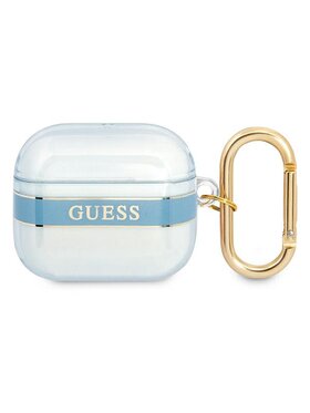 Guess Guess Etui na słuchawki AirPods 3 Błękitny