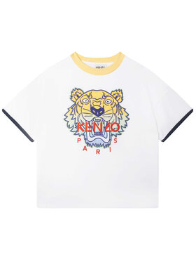 Kenzo Kids Kenzo Kids T-Shirt K25802 M Biały Regular Fit
