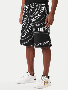 Versace Jeans Couture Versace Jeans Couture Sport rövidnadrág 80GAD3B0 FS221 Fekete Regular Fit