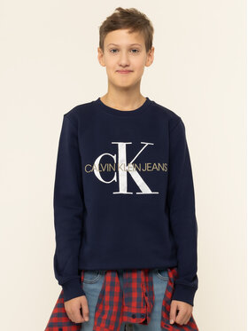 Calvin Klein Jeans Calvin Klein Jeans Суитшърт Monogram Logo IU0IU00069 Тъмносин Regular Fit