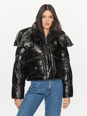 Calvin Klein Jeans Calvin Klein Jeans Pehelykabát High Shine J20J221884 Fekete Oversize