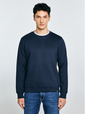 BIG STAR BIG STAR Bluza MARLTONES Granatowy Basic Fit