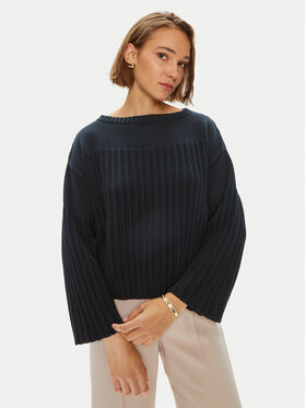 Weekend Max Mara Weekend Max Mara Džemper Spider 2425366171 Tamnoplava Standard Fit