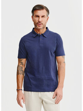 Pako Lorente Pako Lorente Polo P25SN-TX-006 Granatowy Slim Fit