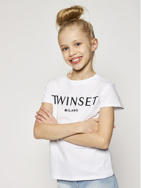 TWINSET TWINSET T-Shirt 201GJ2370 M Biały Regular Fit